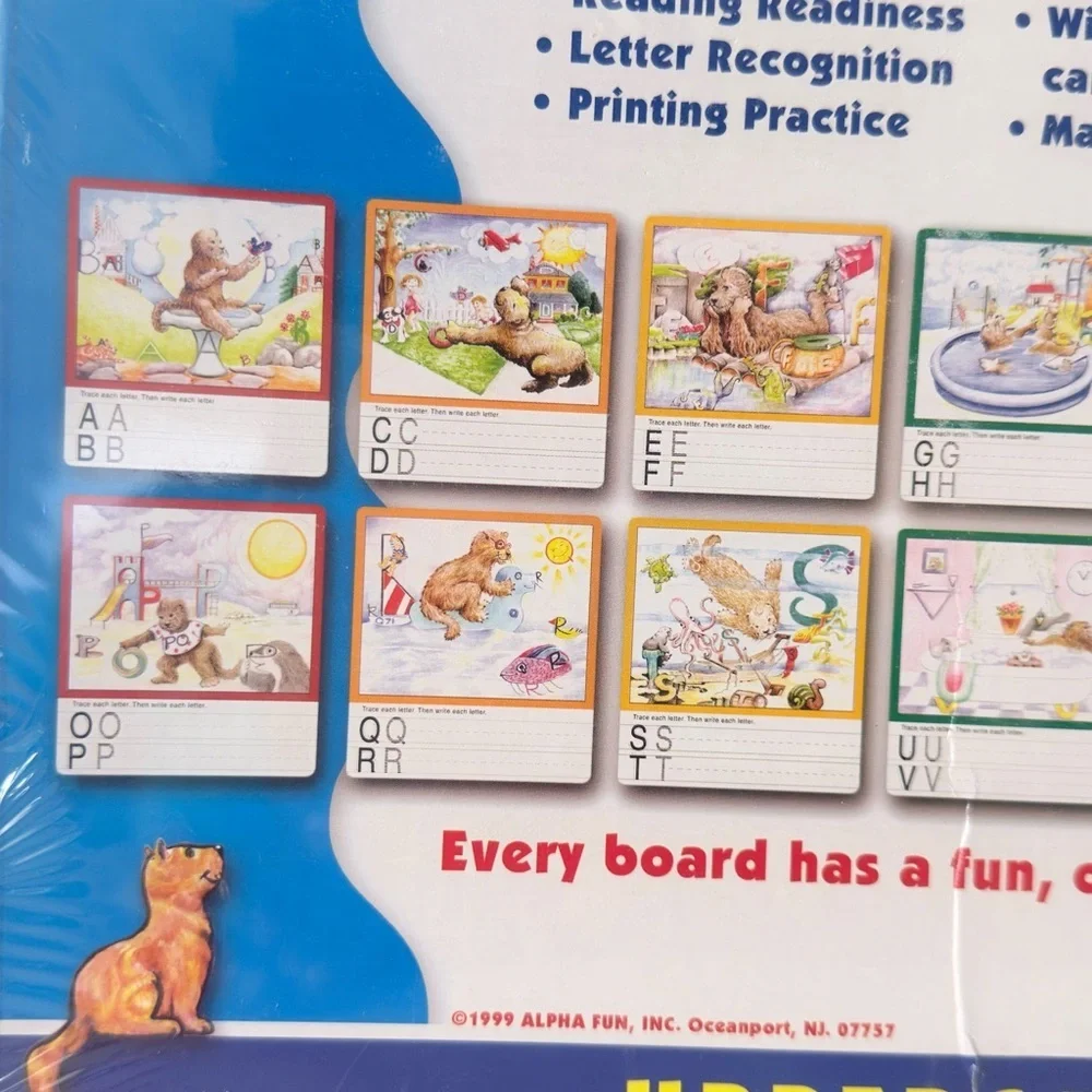 Potter The Otter & Friends Alphabet Hidden Letter Activity Set 1999 NEW Sealed